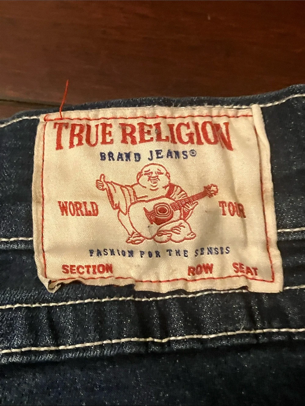 True Religion brand Jeans Rocco Relaxed Skinny 40W32L